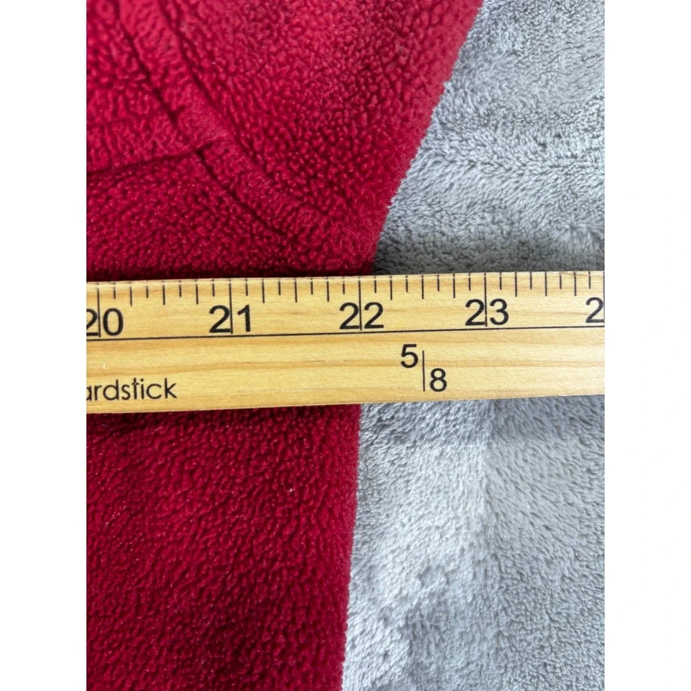 Columbia Fleece Jacket Men L‎ Red WSU Cougars Zip Collegiate Outdoor Gorpcore